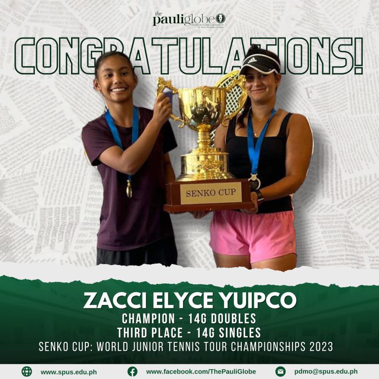 Congratulations to Zacci Elyce Yuipco of Grade 8 St. Jude