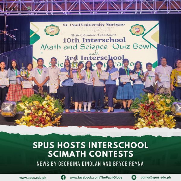 SPUS HOSTS INTERSCHOOL SCIMATH CONTESTS