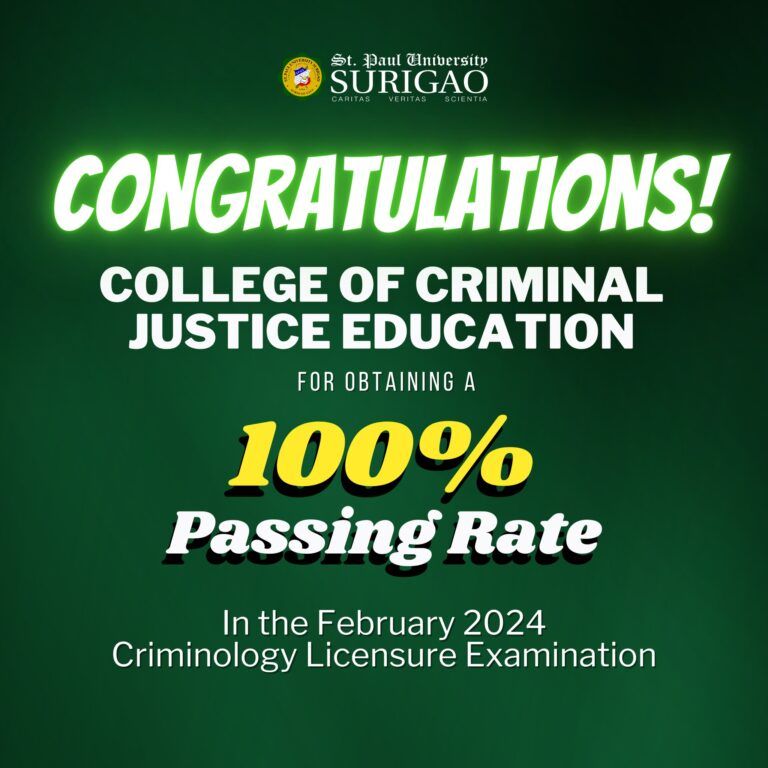 Congratulations to February 2024 Criminology Licensure Examination Passers!