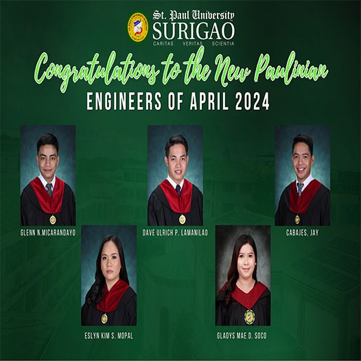 Congratulations, new Paulinian Civil Engineers!