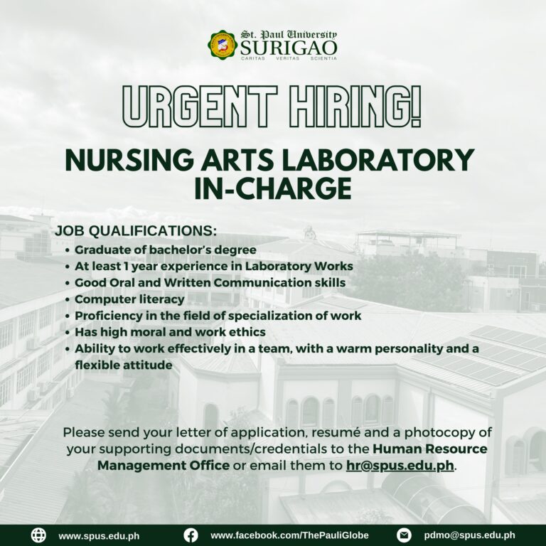 NURSING ARTS LABORATORY IN-CHARGE