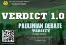 VERDICT 1.0 PAULINIAN DEBATE VARSITY AUDITION