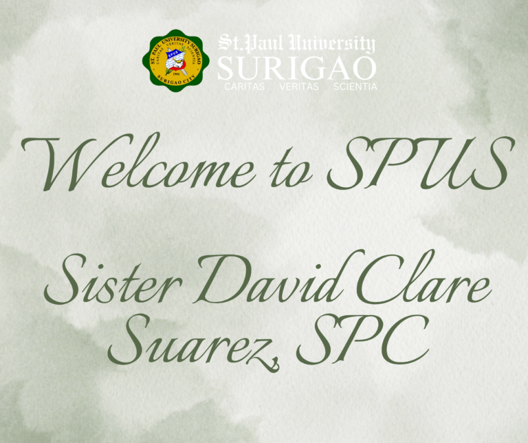 A Warm Welcome to Sister David Clare Suarez, SPC