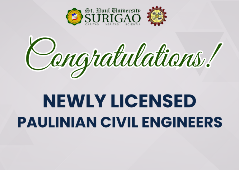 Newly Licensed Paulinian Civil Engineers