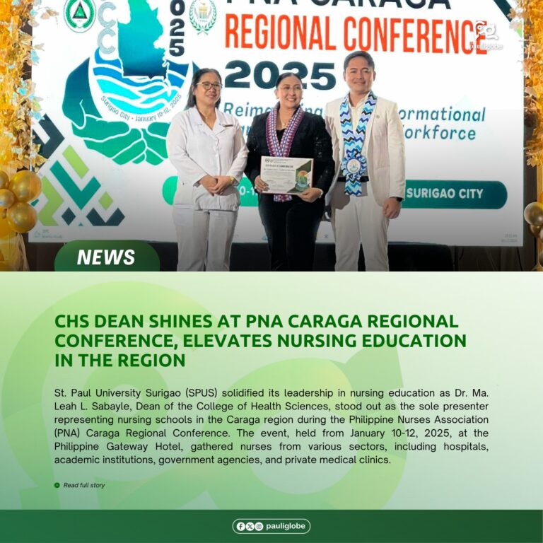 CHS DEAN SHINES AT PNA CARAGA REGIONAL CONFERENCE, ELEVATES NURSING EDUCATION IN THE REGION